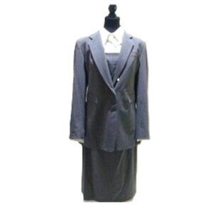 Express Stretch 3-Piece Grey Pinstriped Suit -Coming Soon